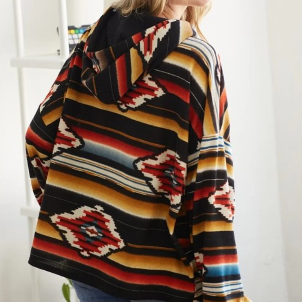 🆕🌿BOHO BOUTIQUE HOODIE SWEATER 🌿 - Picture 9 of 10